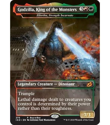 MtG&ゴジラコラボプレイマット　マジックザギャザリング　暗黒破壊獣、バトラ MtG&ゴジラコラボプレイマット マジックザギャザリング 暗黒破壊